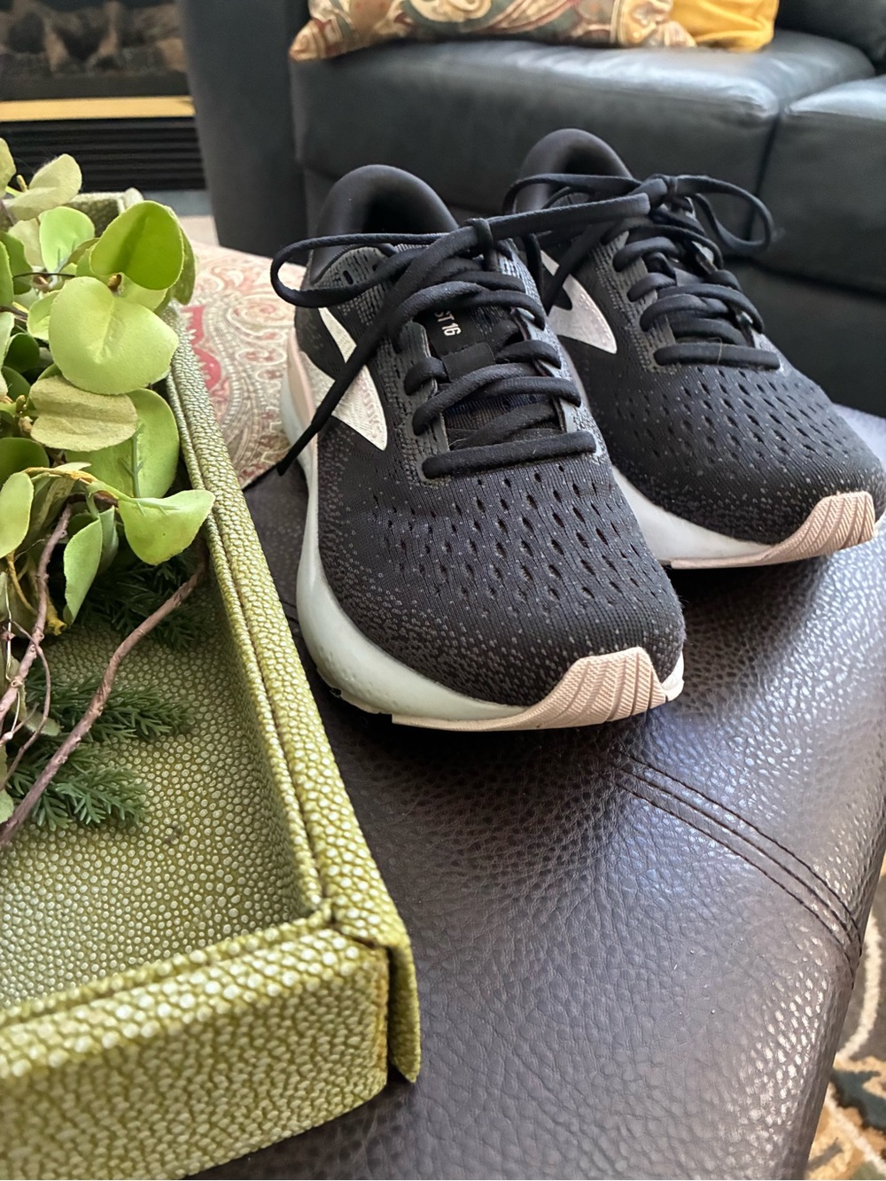 Women’s Black & White Running Shoes - Lightweight Comfort Brooks Ghost